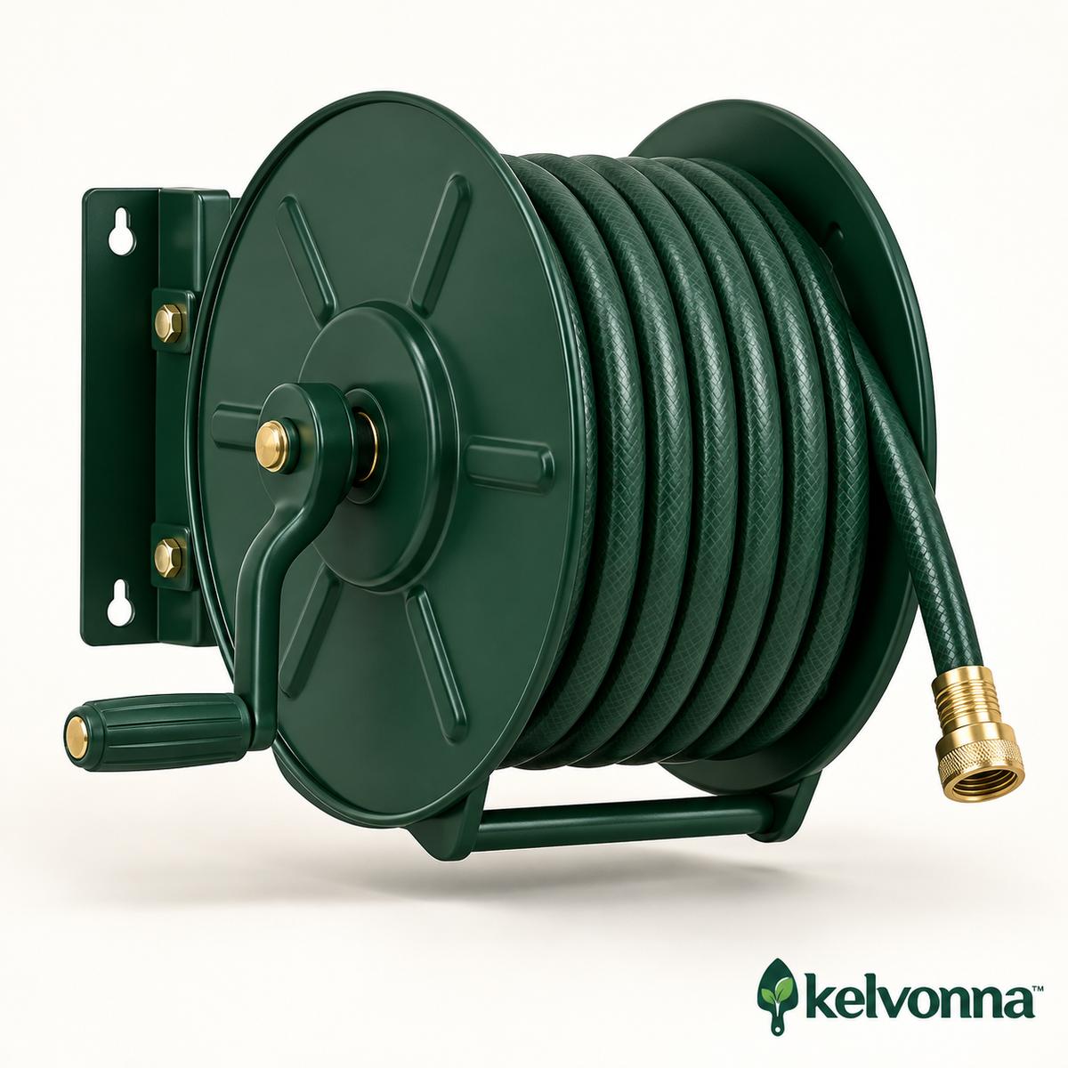 kelvonna™ Wall-Mount Garden Hose Reel