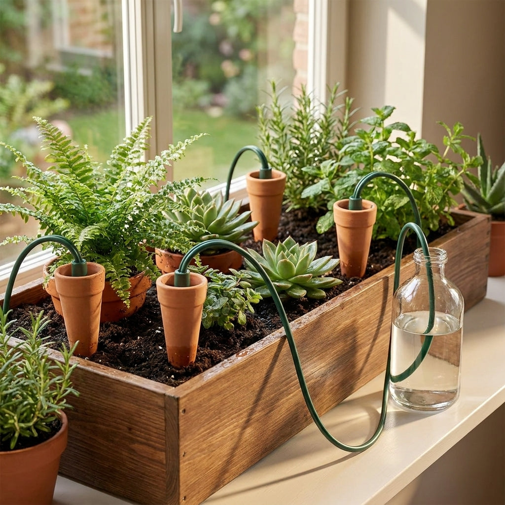 kelvonna™ Terracotta Watering Stakes, Set of 6