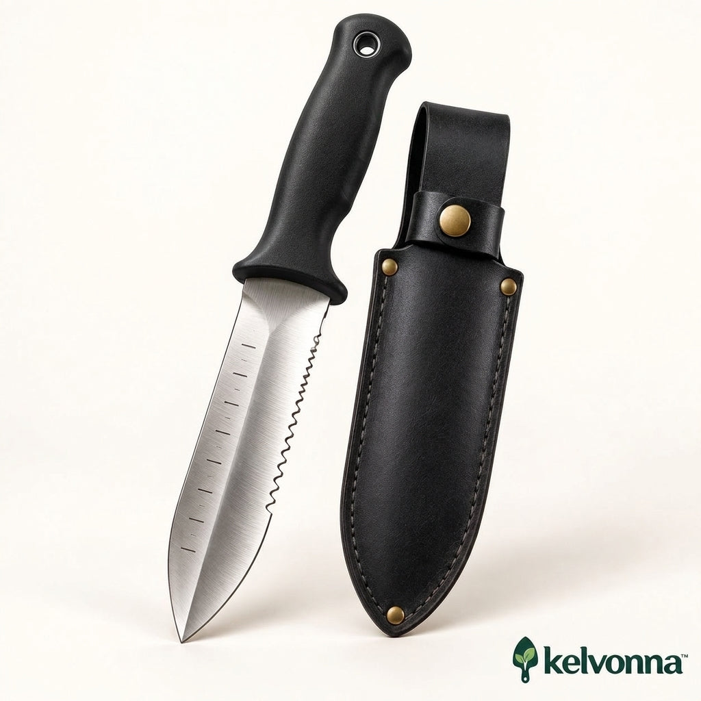 kelvonna™ Hori Hori Garden Knife with Sheath