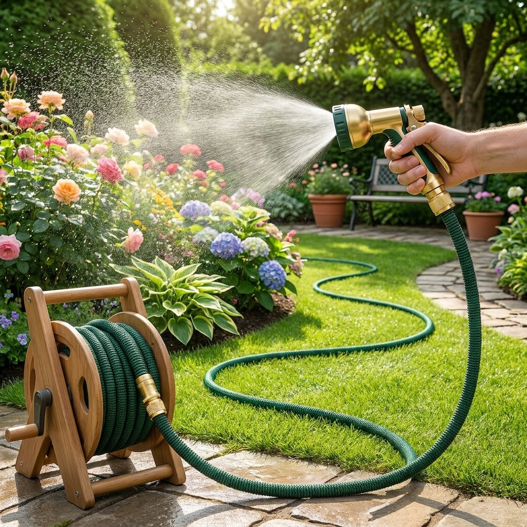 kelvonna™ Garden Hose and Spray Nozzle Set