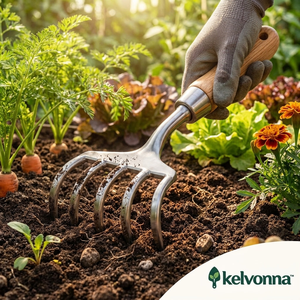 kelvonna™ 5-Tine Hand Rake
